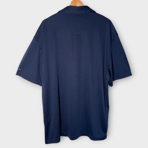 PGA Tour Course Essentials Polo Men's XXL (2XL) Golf Performance Outdoor Navy - Picture 2 of 7
